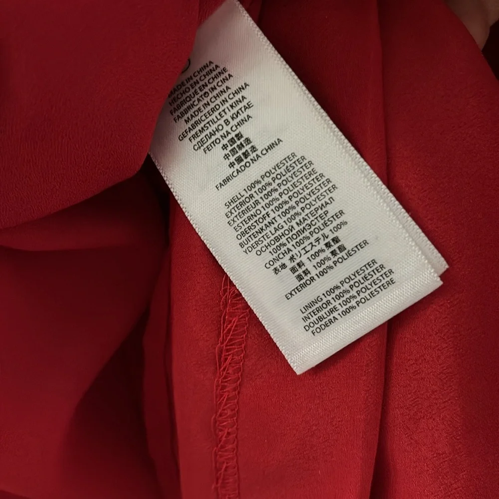 Michael Kors red dress size XS 3/4 sleeves